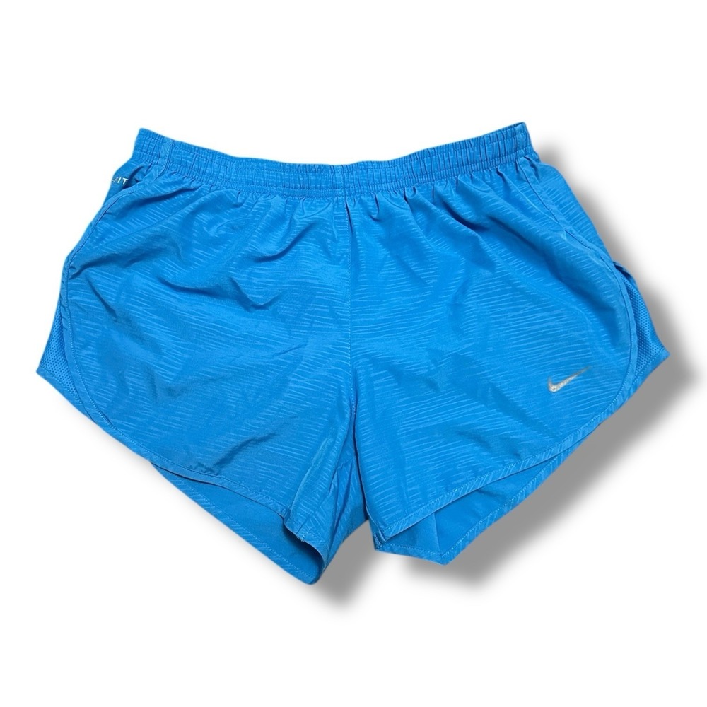 Nike Women's Dri-FIT Blue Running Shorts S Active Athletic Performance Trail
